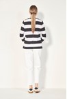 LUCKY TOP - black stri